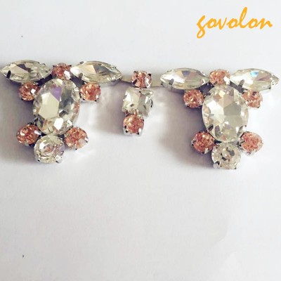 Fashion Imitation Rhinestone Crystal Cup Chain for Clothing Apparel Decoration